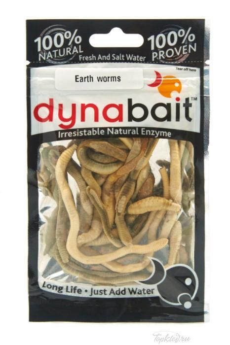 Наживка Dynabait Solid Blue Earth worms