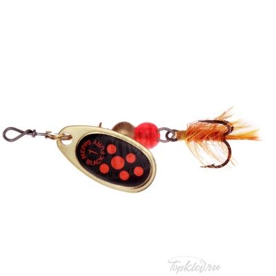 Блесна вращающаяся Mepps "Black Fury ORANGE OR" №1 (3,5г) на подложке 1 шт.