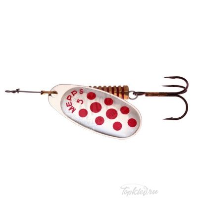 Блесна вращающаяся Mepps "Comet PTS Rouges AG" (11г) блистер №5