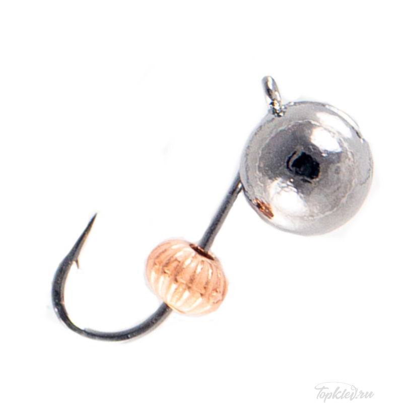 Мормышка вольфрамовая Dixxon DS Fishing Шар с ушком d6,0, черный никель (5 шт)