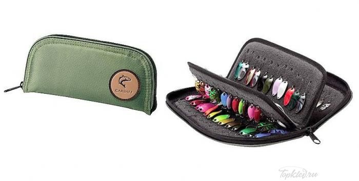 Кошелёк для блёсен Shimano Cardif PC-431H цв. Зелён. LARGE (5YE22H154)