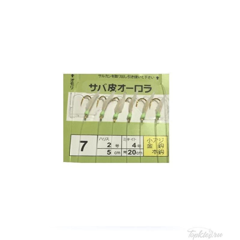 Оснастка UkiUki Sabiki UKI-NN6-White-20-140
