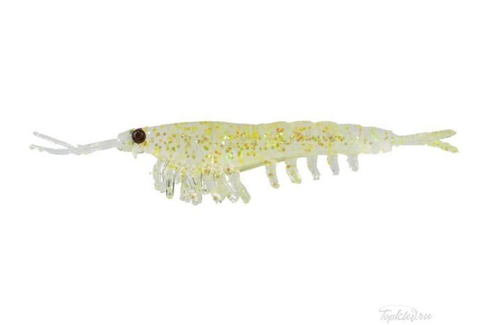 Приманка Nikko Okiami Shrimp L 58мм #Yellow Glitter