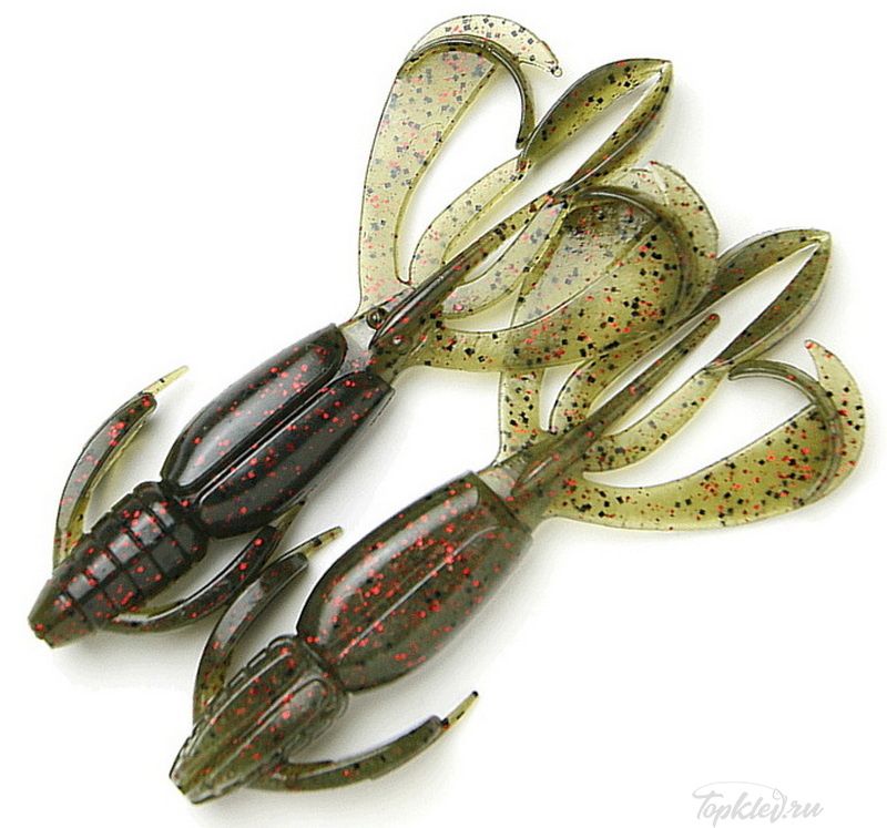 Приманка силиконовая Keitech Crazy Flapper 4.4" #208 Watermelon PP. Red