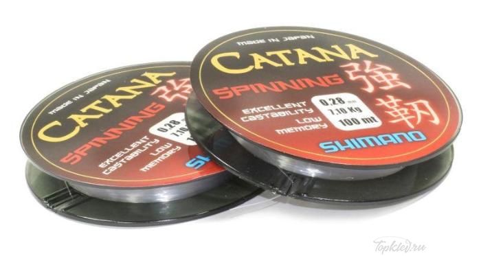 Леска Shimano Catana Spinning 100м 0,22мм 5,4кг