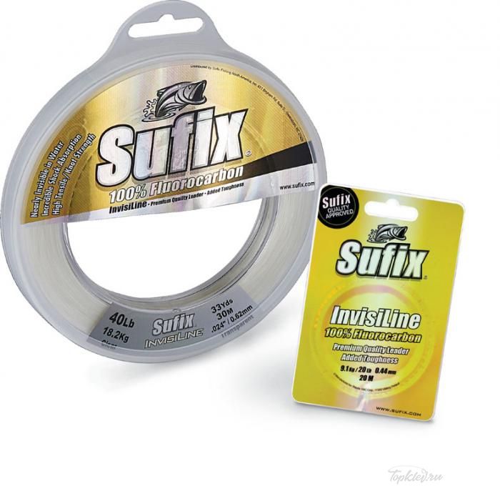 Флюорокарбон Sufix Invisiline прозрачная 20м 0.15мм 1.4кг
