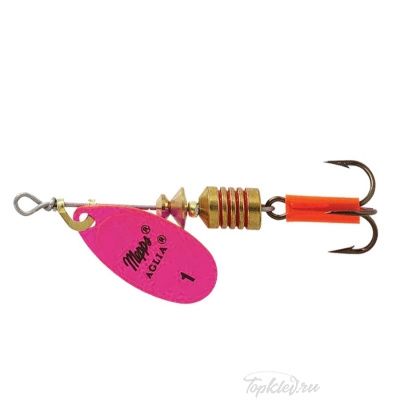 Блесна вращающаяся Mepps "Aglia Fluo Rouge" №1 (3,5г) на подложке 1 шт.