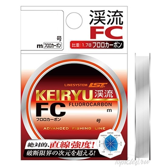 Флюорокарбон Linesystem Keiryu FC 50m #0,5 (0,117mm)