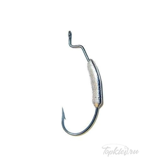 Крючок офсетный огруженный SFish (Eagle Claw 2/0) 7гр. (5шт)