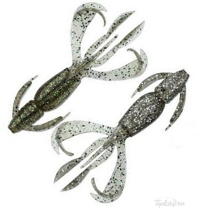 Приманка силиконовая Keitech Crazy Flapper 4.4" #460 Silver Flash Craw