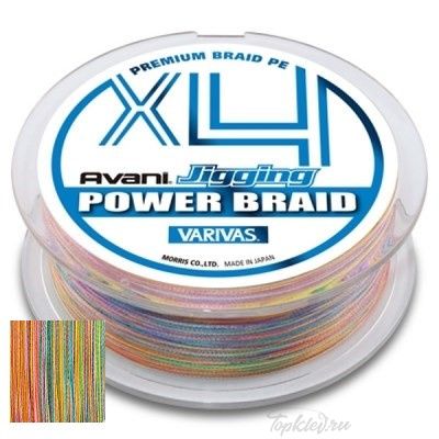 Шнур плетеный Varivas PE 4 Avani Jigging POWER BRAID X4 200m #1.0 8.2кг