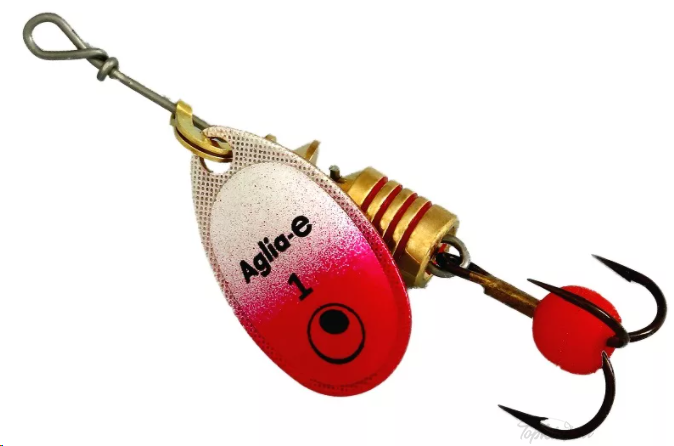 Блесна вращающаяся Mepps "Aglia E" блистер №1 Red Bright