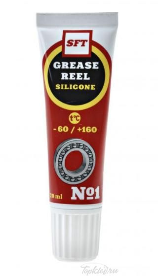 Смазка для катушек SFT "Grease Reel Silicone №1" (красный)