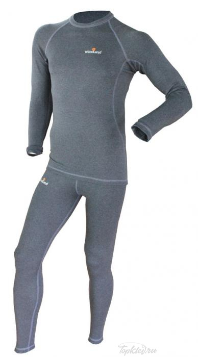 Комплект термобелья Woodland "Soft Thermo EKO" (графит) р. S