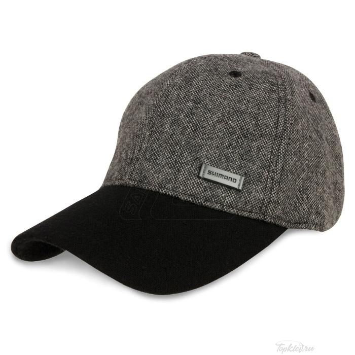 Кепка Shimano Tweed Cap Черная Regular Size CA-071P