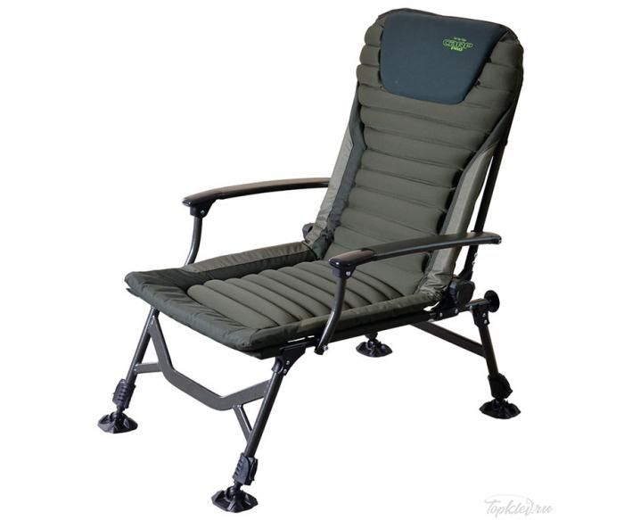Кресло карповое складное c подлокотником Carp Pro 52x55x92cm