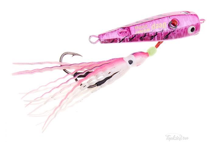 Инчику Asari Deep Walker 200гр #02 pink-lumo