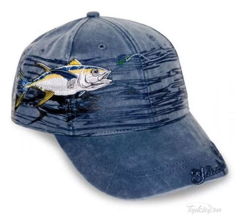 Бейсболка FlyFish H1610 Yellowfin Tuna With Lure Cap, Navy