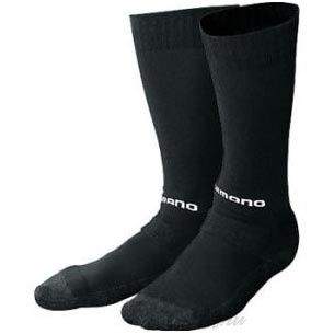 Термоноски теплые Shimano SC-026K BK черные длинные