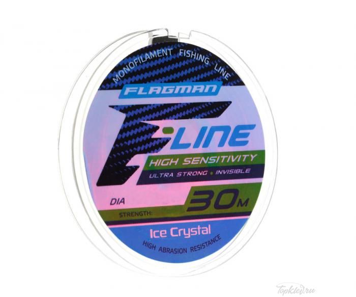 Леска Flagman F-LINE Ice Crystal 30м 0.14мм
