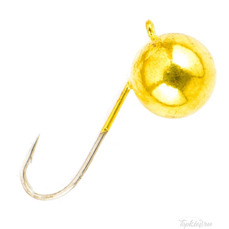 Мормышка вольфрамовая Dixxon DS Fishing Шар с ушком d12,0, золото (3 шт)