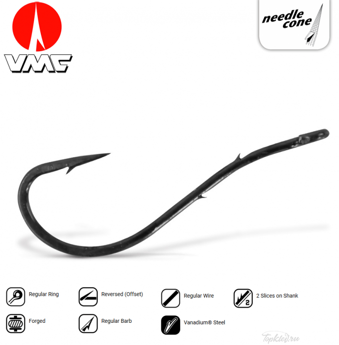 Крючки VMC 7054 BN (черный никель) №2/0 (10шт) Крючки VMC 7054 BN (черный никель) №2/0 (10шт)