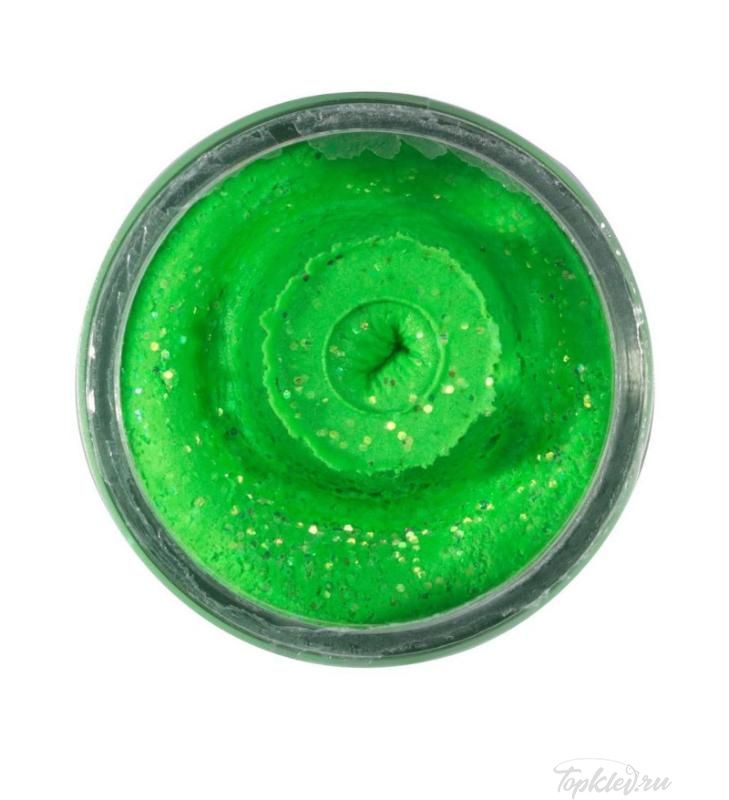 Паста форелевая Berkley PowerBait Sinking Glitter Trout Bait Spring/Lime 50gr