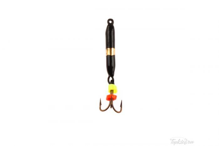 Мормышка От Андрея Черт "Дьявол" с подвесным тройником №1 2,5 см 0,7 гр (ЧД102)