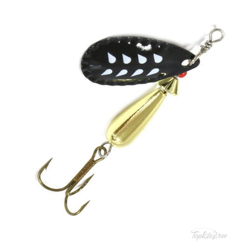 Блесна вращающаяся Abu Garcia Droppen 12g Zebra