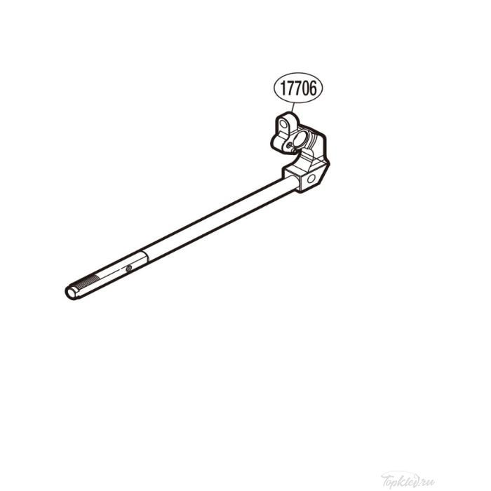 Запасная часть для катушки Shimano MAIN SHAFT ASSEMBLY шток с кареткой (RD17706)