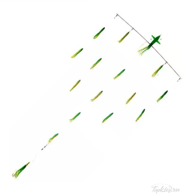 Оснастка Higashi 36 Right Direction Flock fish 6 Squid 540гр #Zucchini