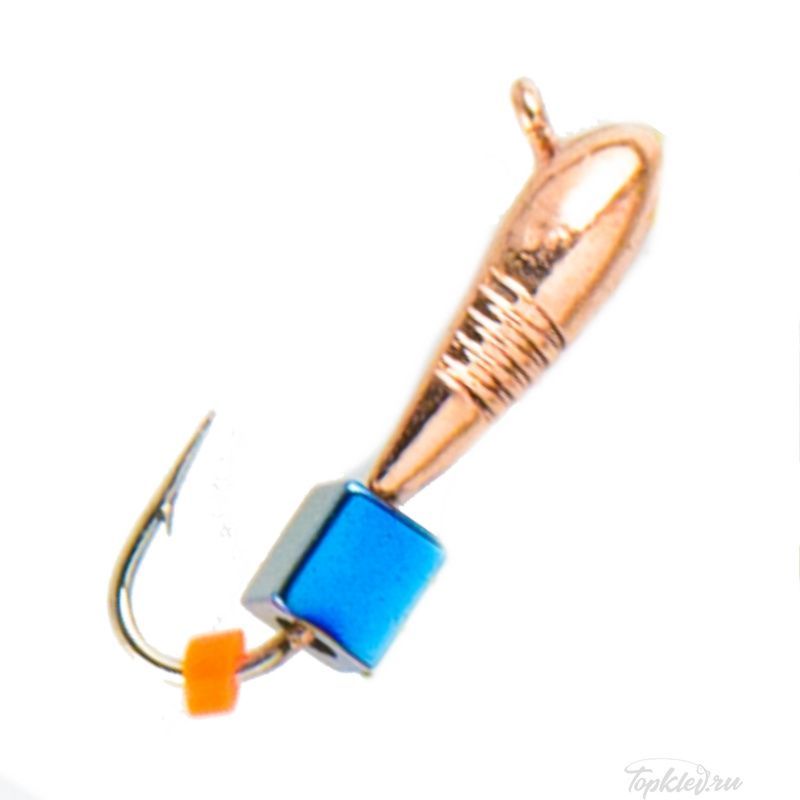 Мормышка вольфрамовая Dixxon DS Fishing Личинка d5,0, медь (5 шт)