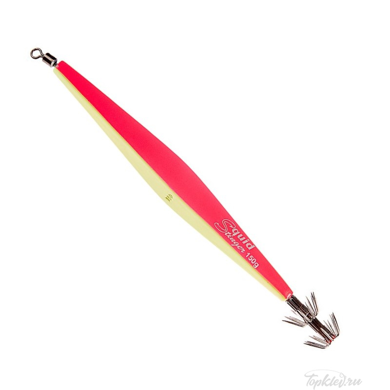 Кальмарница Asari Squid Stinger 150гр #Fluo Red Lumo glow