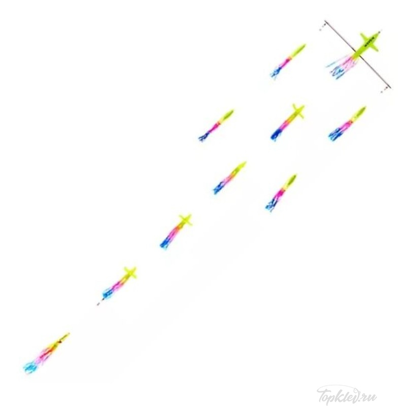Оснастка Higashi 18 Flock fish 9 Squid 605гр #Rainbow