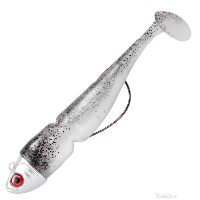 Силиконовая приманка Spro GUTS BAIT 9cm 10г №1/0 Salt And Pepper (3 шт)