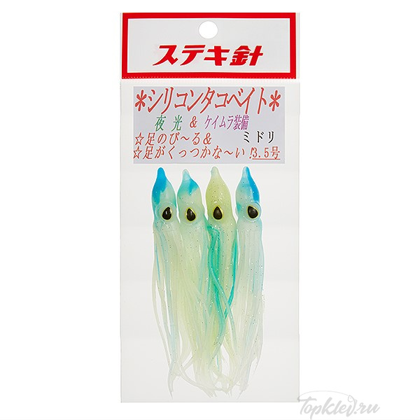Приманка силиконовая Yamai Silikon Takobaite 3.5 #Skyblue (4 шт) Приманка силиконовая Yamai Silikon Takobaite 3.5 #Skyblue (4 шт)