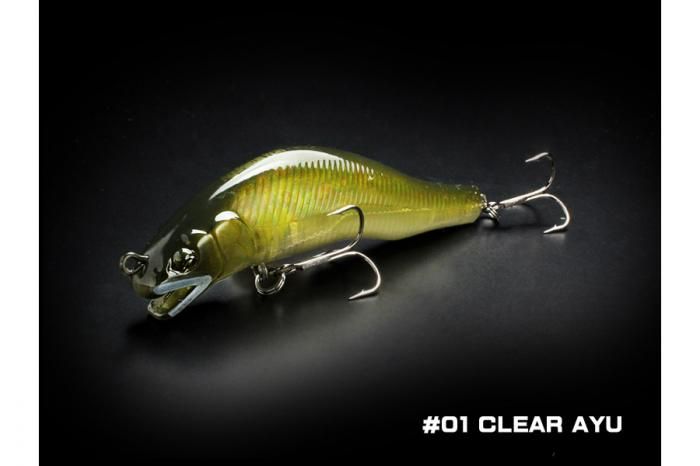 Воблер Little Jack Ayukawa Koh 80mm #01 clear ayu