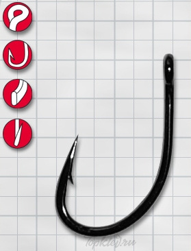 Крючок Gamakatsu G-Carp Super №8 (10шт.)