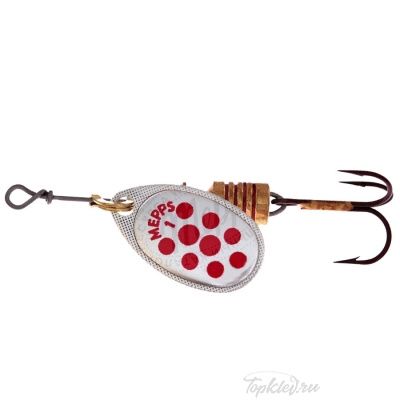 Блесна вращающаяся Mepps "Aglia PTS Rouges AG" блистер №3 (6,5г)
