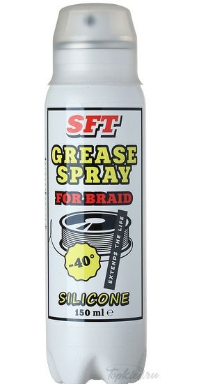 Смазка для плетеных шнуров SFT "Grease Spray" (силиконовая)