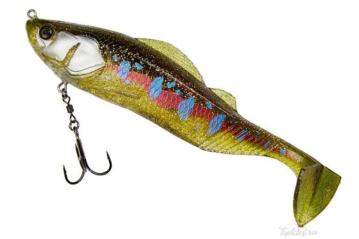 Приманка Adusta Pick tail swimmer 7" #211 Baby Trout