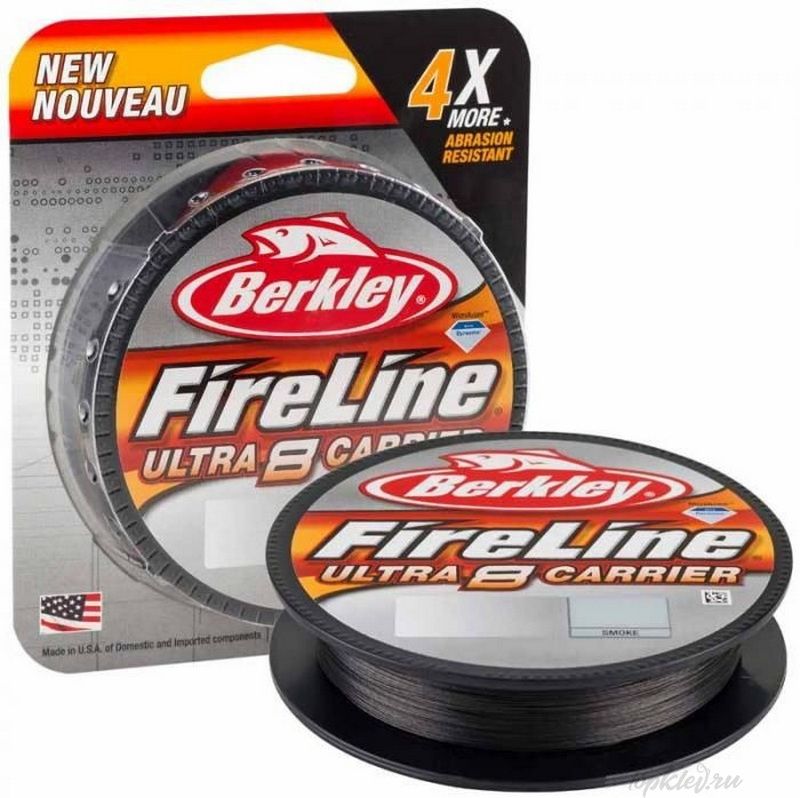 Шнур плетеный Berkley Fireline Ultra 8 Smoke 150m 0.20mm 13.9kg