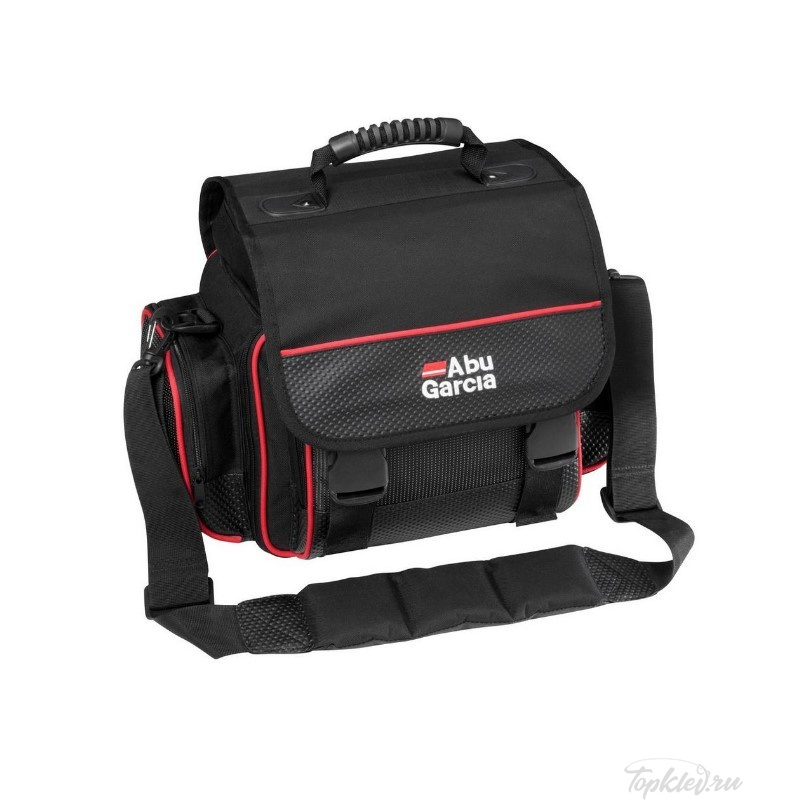 Сумка Abu Garcia Tackle Box Bag Systems (Bag WWhite 4 Boxes Small) 42x24x30cm Black/Red