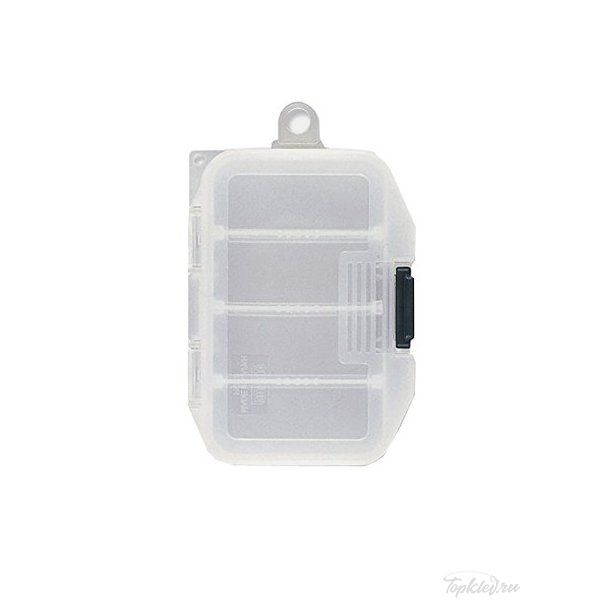 Коробка Meiho LURE CASE SS CLR 4 отделения с разделителями размеры: 103 x 73 x 23 мм.