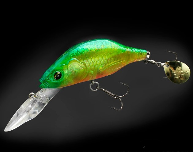 Воблер Little Jack Mabunaiper-S Blade 69mm #08 clear lime chart