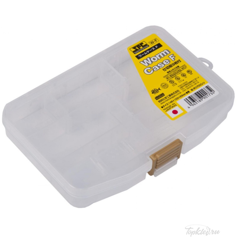 Коробка Meiho SFC Worm Case F (146х103х23мм) #Clear