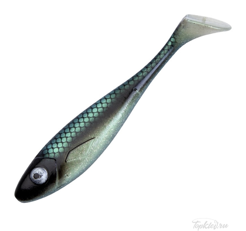 Приманка силиконовая Gator Gum 22см #GreenWhitefish