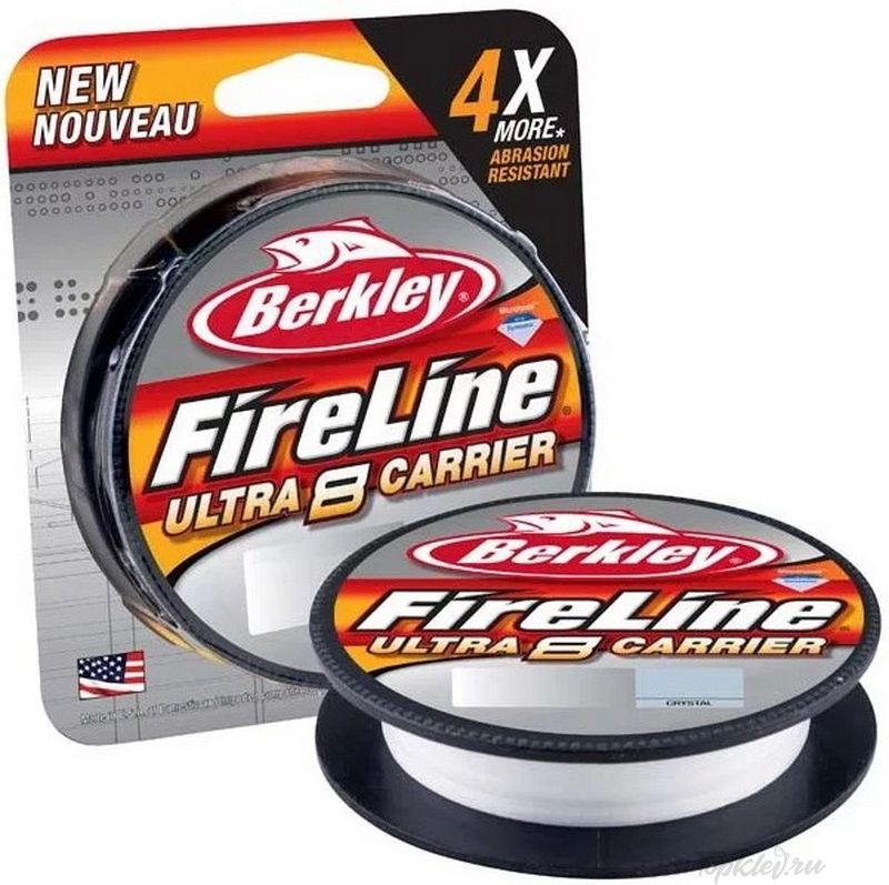 Шнур плетеный Berkley Fireline Ultra 8 Crystal 150m 0.12mm 7.2kg