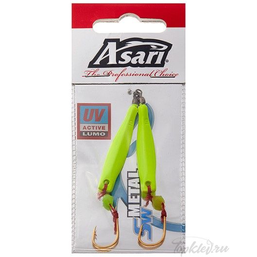 Приманка Asari Banana Lite #15гр 60 Fluo Yellow