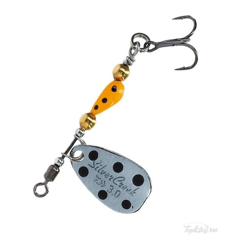Блесна колеблющаяся Daiwa Silver Creek Spinner 3g #Mustard